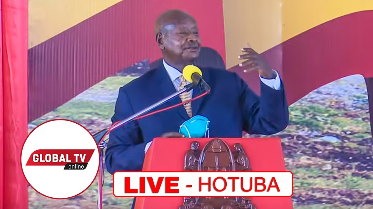 🔴#LIVE​​​​​​​: RAIS MUSEVENI AMVUNJA RAIS SAMIA MBAVU AKIHUTUBIA - 