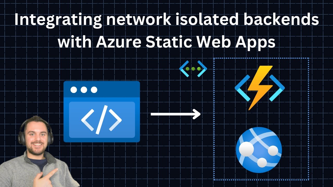Integrating network isolated backends with Azure Static Web Apps