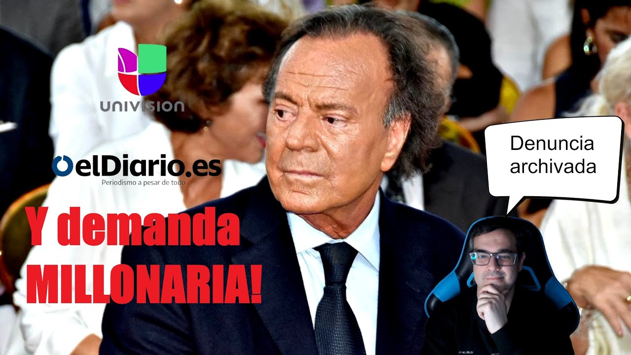 Julio Iglesias va a por elDiario.es y Univisión tras archivarse su denuncia 😱