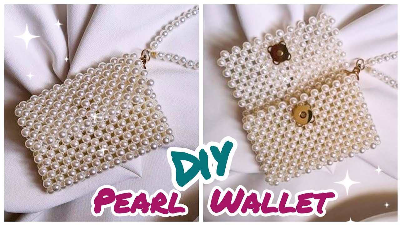 Pearl Wallet Bag Tutorial 💓✨| Make your own pearl bag at home|