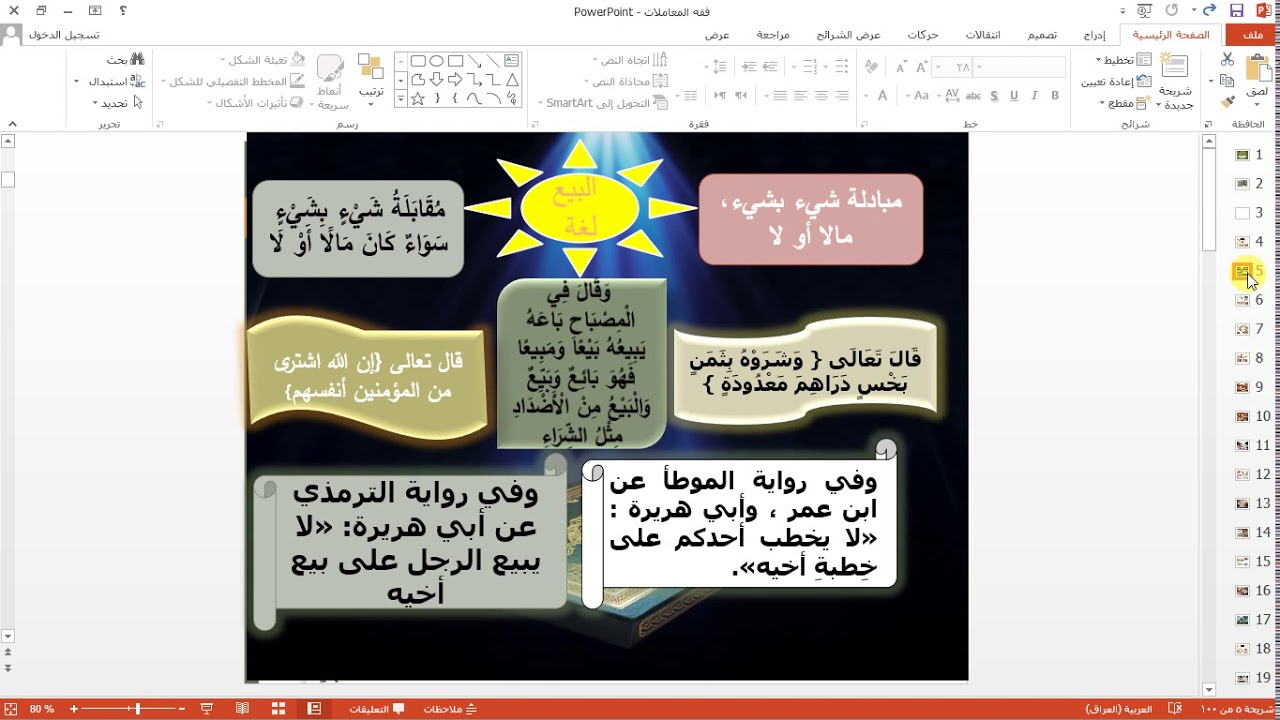 المحاضرة الاولى فقه المعاملات البيع (المرحلة الثالثة)