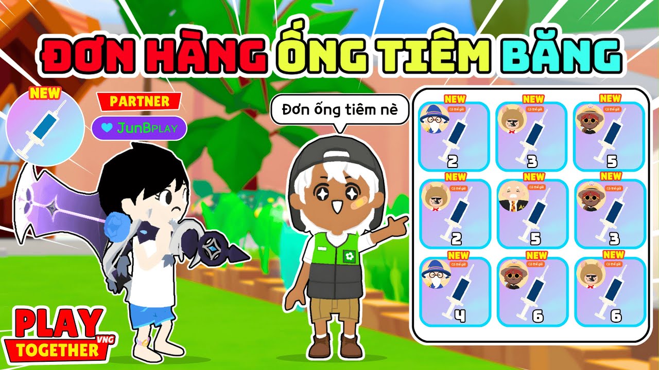 Play Together | Mình Hoảng Hốt Khi Làm Mới Đơn Hàng Được Ống Tiêm Băng Ở Nông Trại
