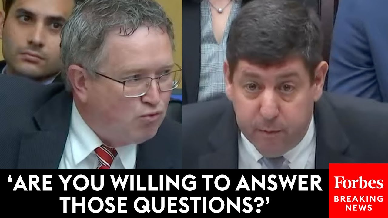 BREAKING NEWS: Thomas Massie Demands Answers From ATF Director About Jan. 6 Pipe Bombs At DNC & RNC