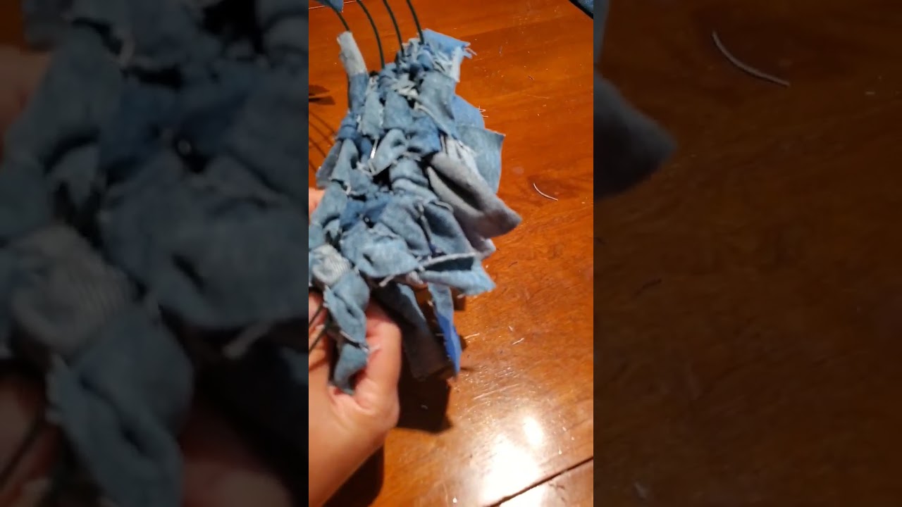 Let's Create a Denim Wreath