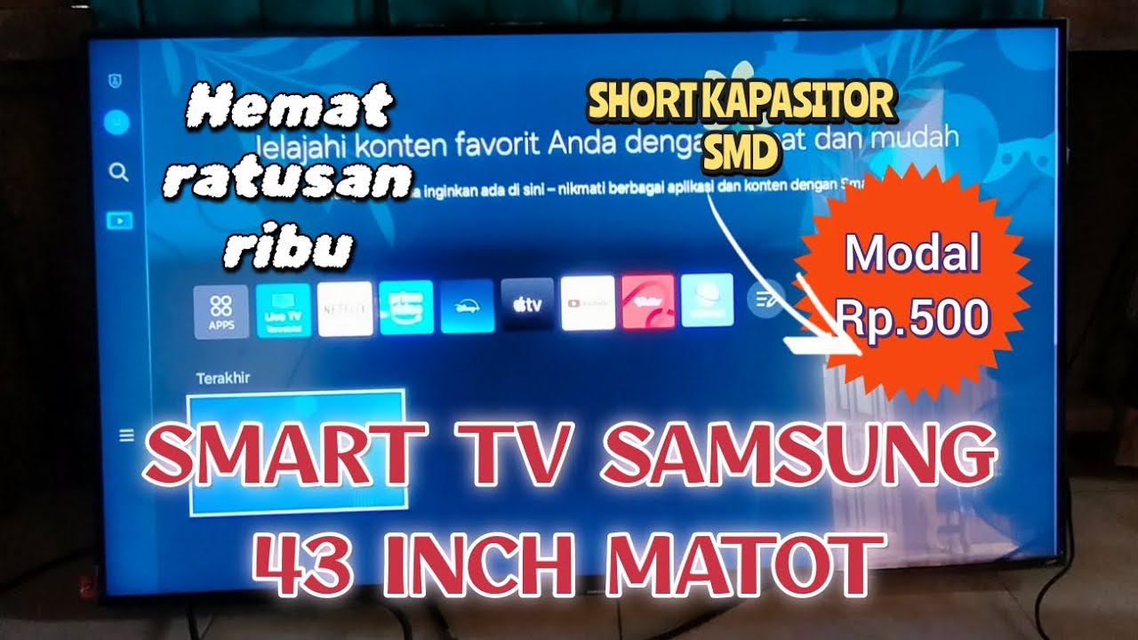 SMART TV SAMSUNG 43 INCH MATI TOTAL 