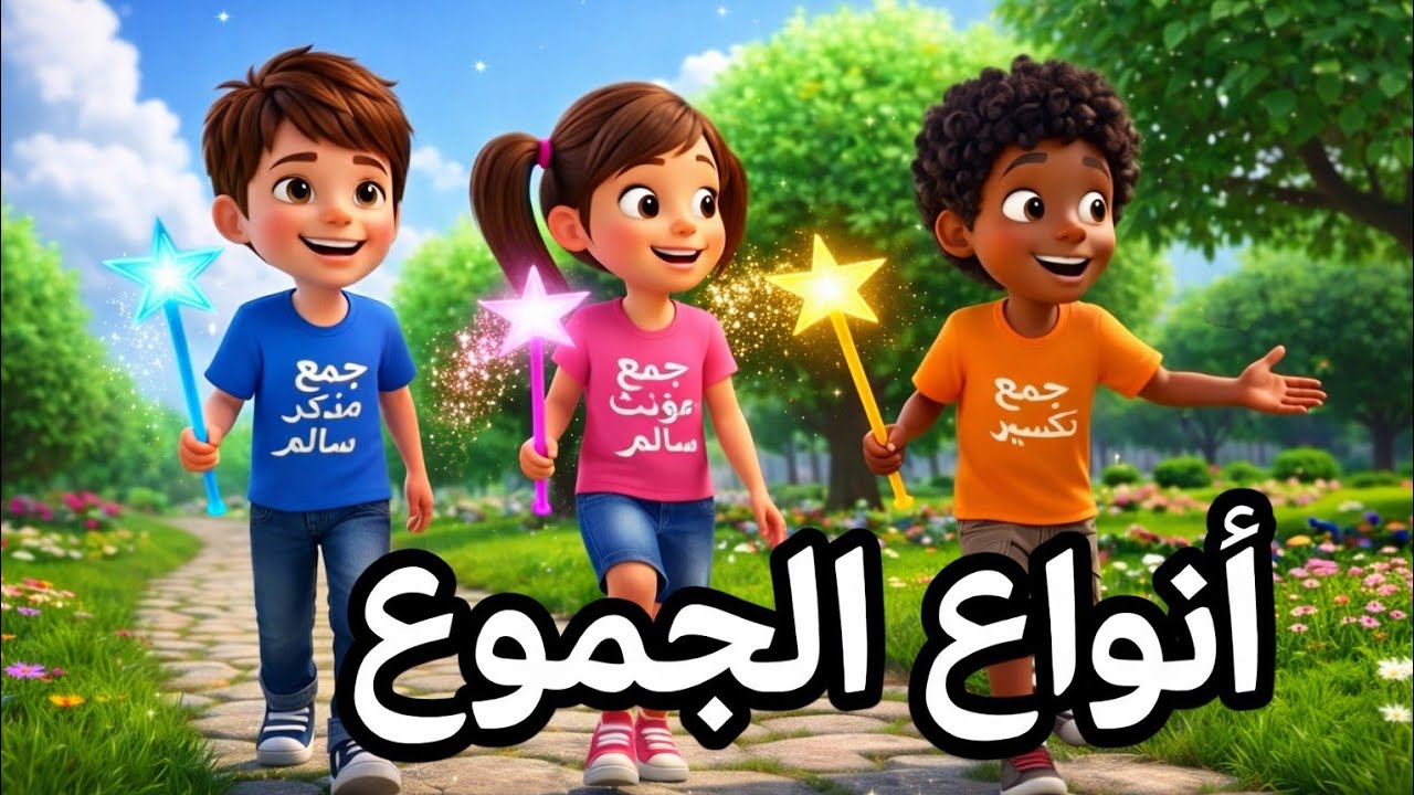 أنواع الجموع الصف الثالث الابتدائي الفصل الدراسي الثاني2026 /لغة عربية  #الحروف #أغاني_اطفال 