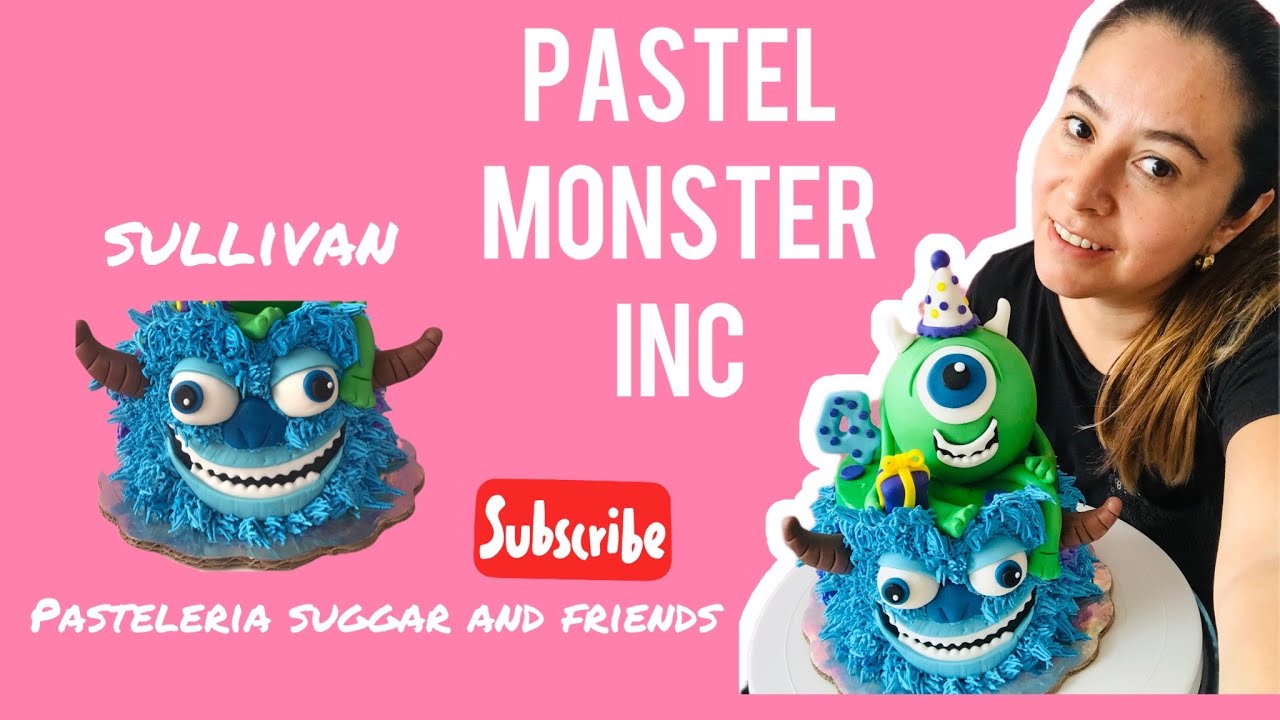 Como hacer Pastel Monster Inc Sullivan