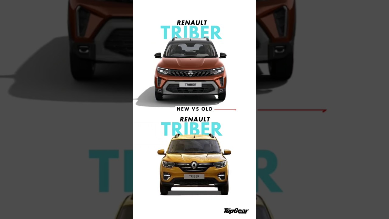 Renault Triber New vs Old! New facelift compared!
