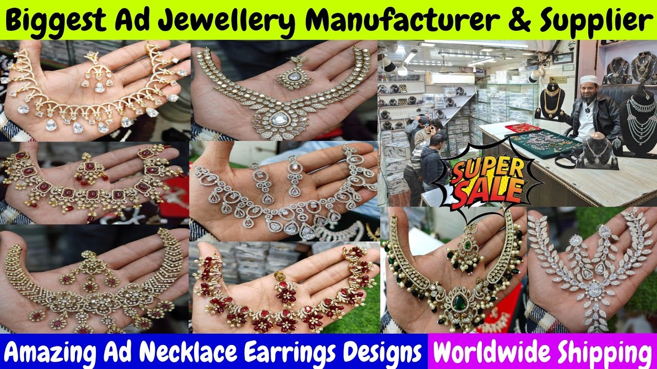 Latest Design AD Nacklace | AD Jewellery Wholesale Market | AD Jewellery Supplier
