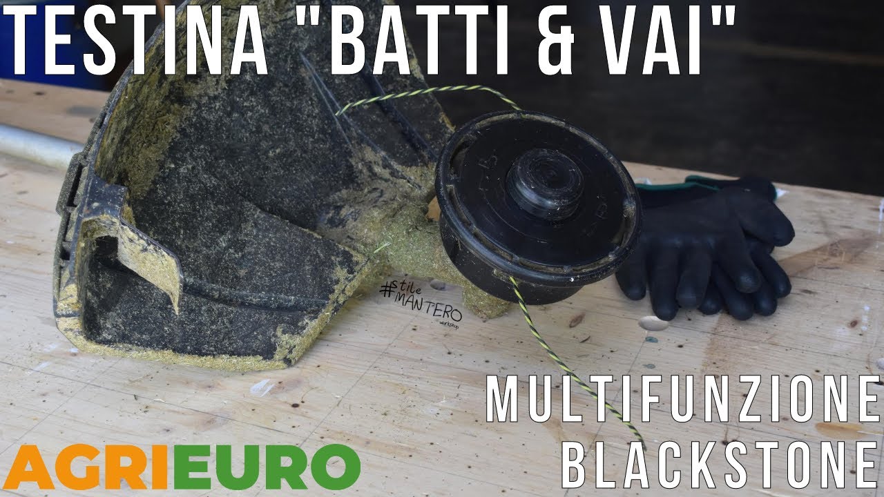 Come funziona la testina batti e vai - Decespugliatore a zaino Blackstone