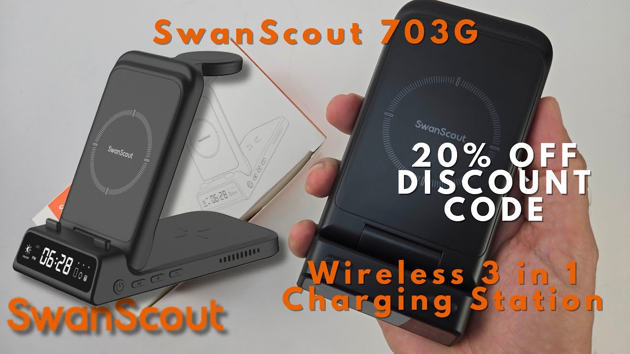 Беспроводная зарядная станция SwanScout 703G для Google