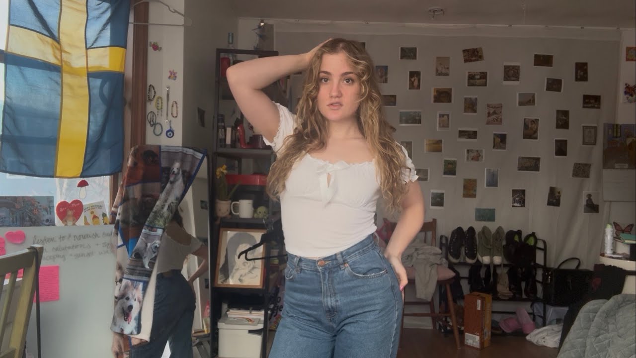 ASMR Girl Fabric Scratching & Try On Haul (i’m overstimulated and OVER IT personal attention grwm) 