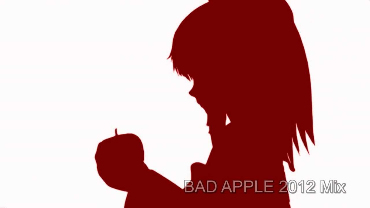 Touhou - Bad Apple 1.0 New Mix ( RED APPLE ) Instrumental HD