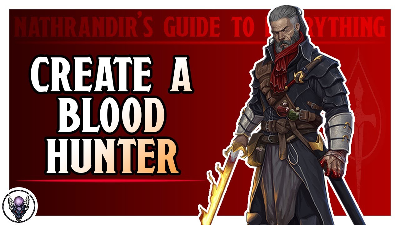 Beginner's Guide to D&D: Create a Blood Hunter with D&D Beyond #1