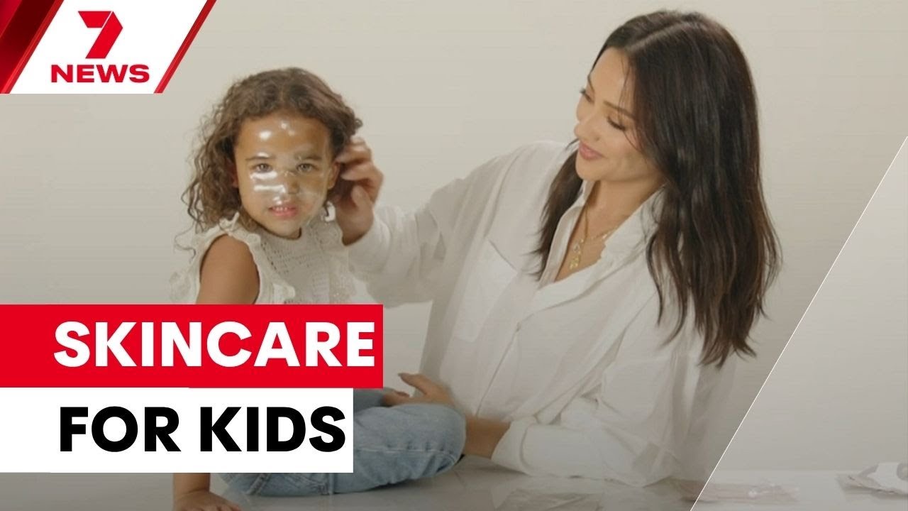 Dermatologists urge caution over kids' skincare products | 7NEWS