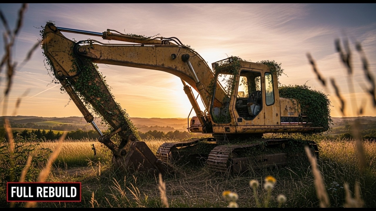 Abandoned Excavator Found in the Countryside – Ful | Suno Music | RESTORE AUTO