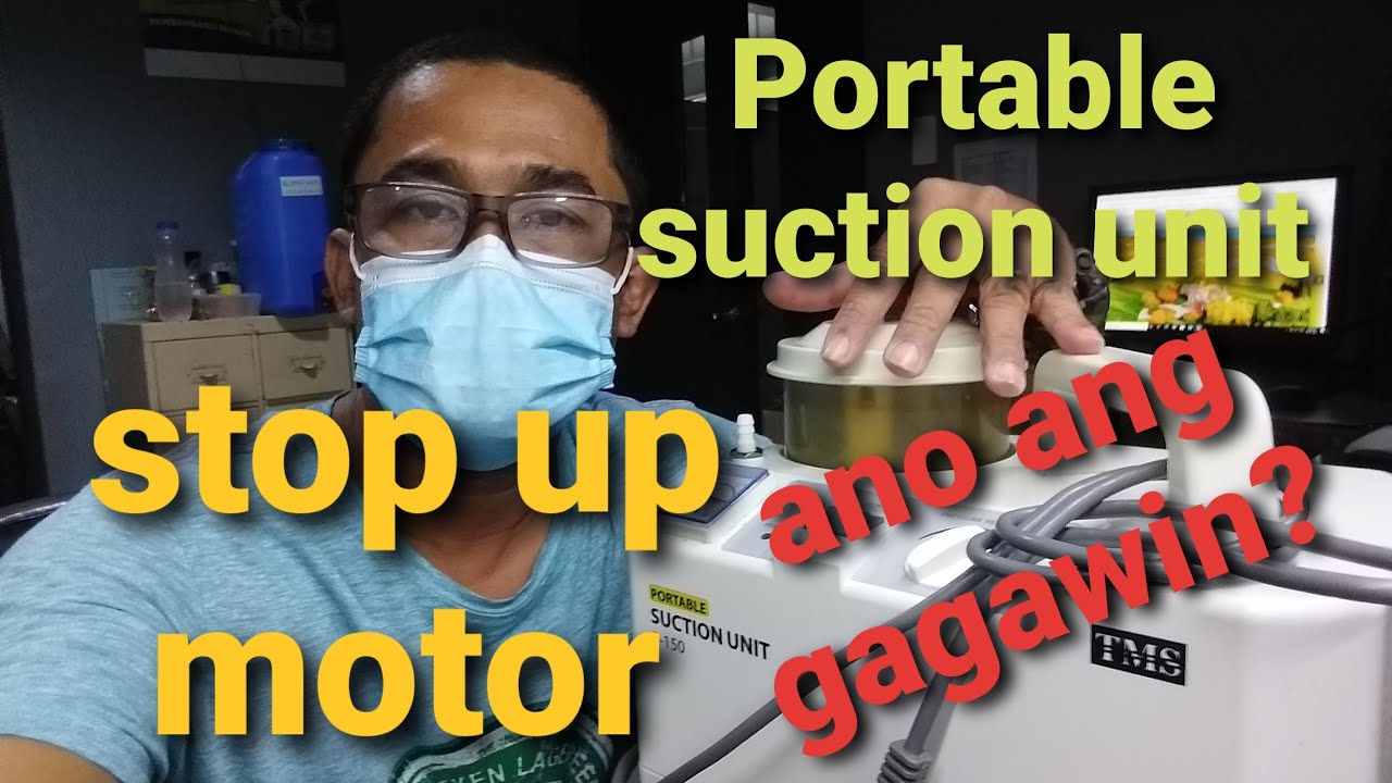 Portable Suction machine stop up motor