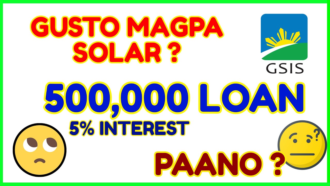 How to Apply ₱500,000 SOLAR LOAN - No Service Fee & 5% Interest