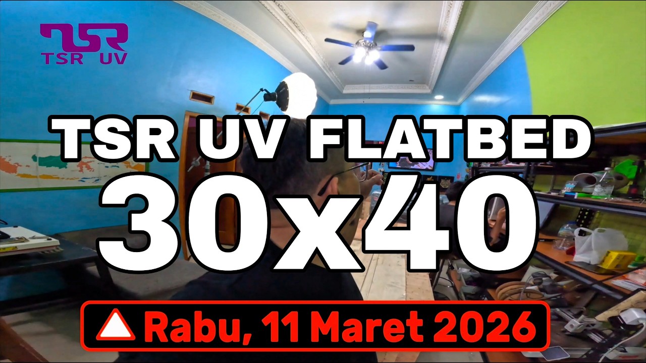 KIRIM TSR UV FLATBED 30X40 KE BEKASI