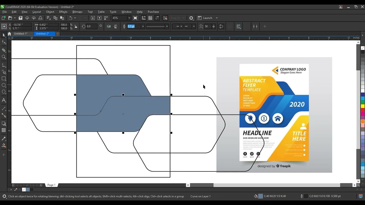 Best Coreldraw Tips & Tricks For Making Beautiful flyer Template - Ahsan Sabri