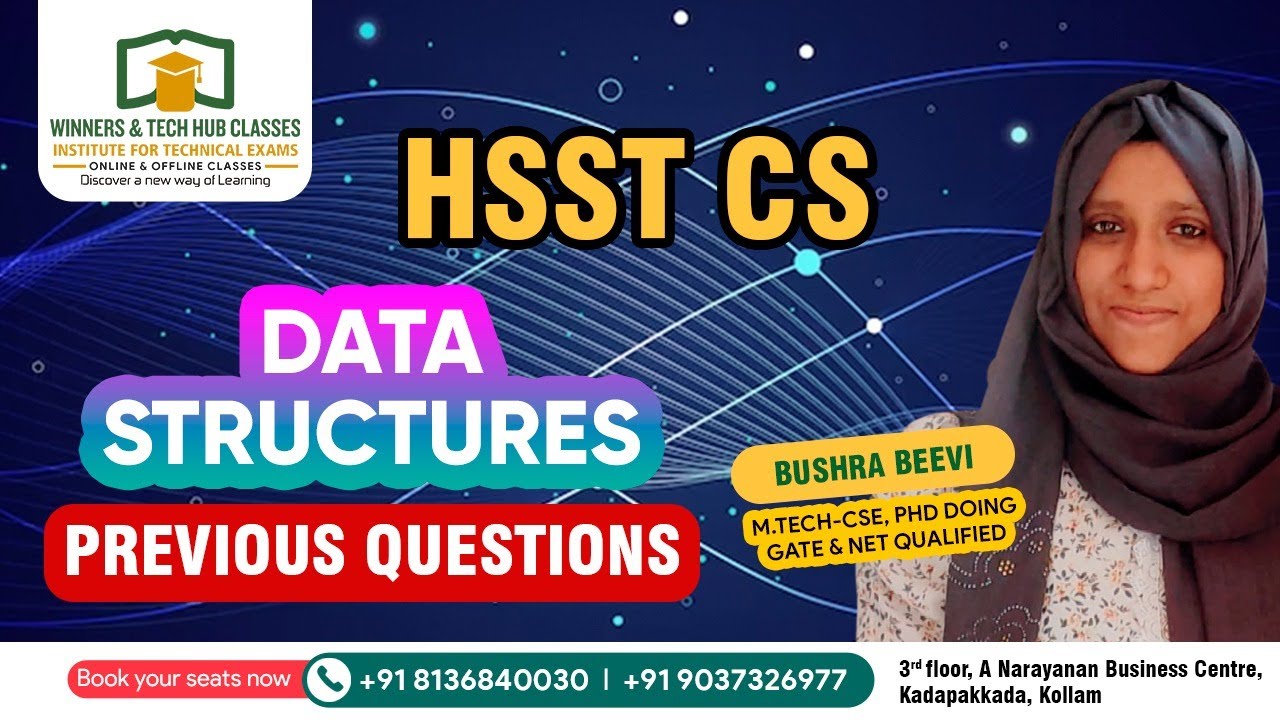 HSST Computer science | Datastructures | Previous Questions