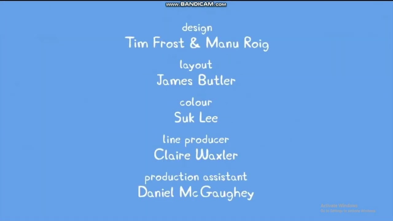 Peppa Pig - Ending and Credits Season 1 Episode 25 Baby TV (8. July. 2005)