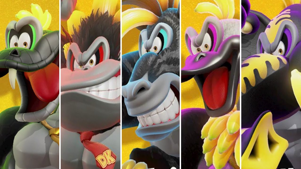 Donkey Kong Bananza - All DK Transformations Unlocked