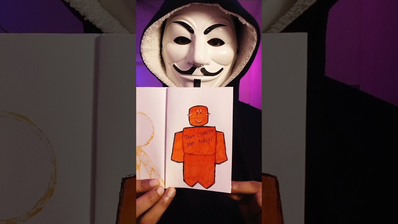 [ASMR] Drawing cOOlkiDD Roblox 🟥 #coolkid #roblox #asmr #drawing #satisfying