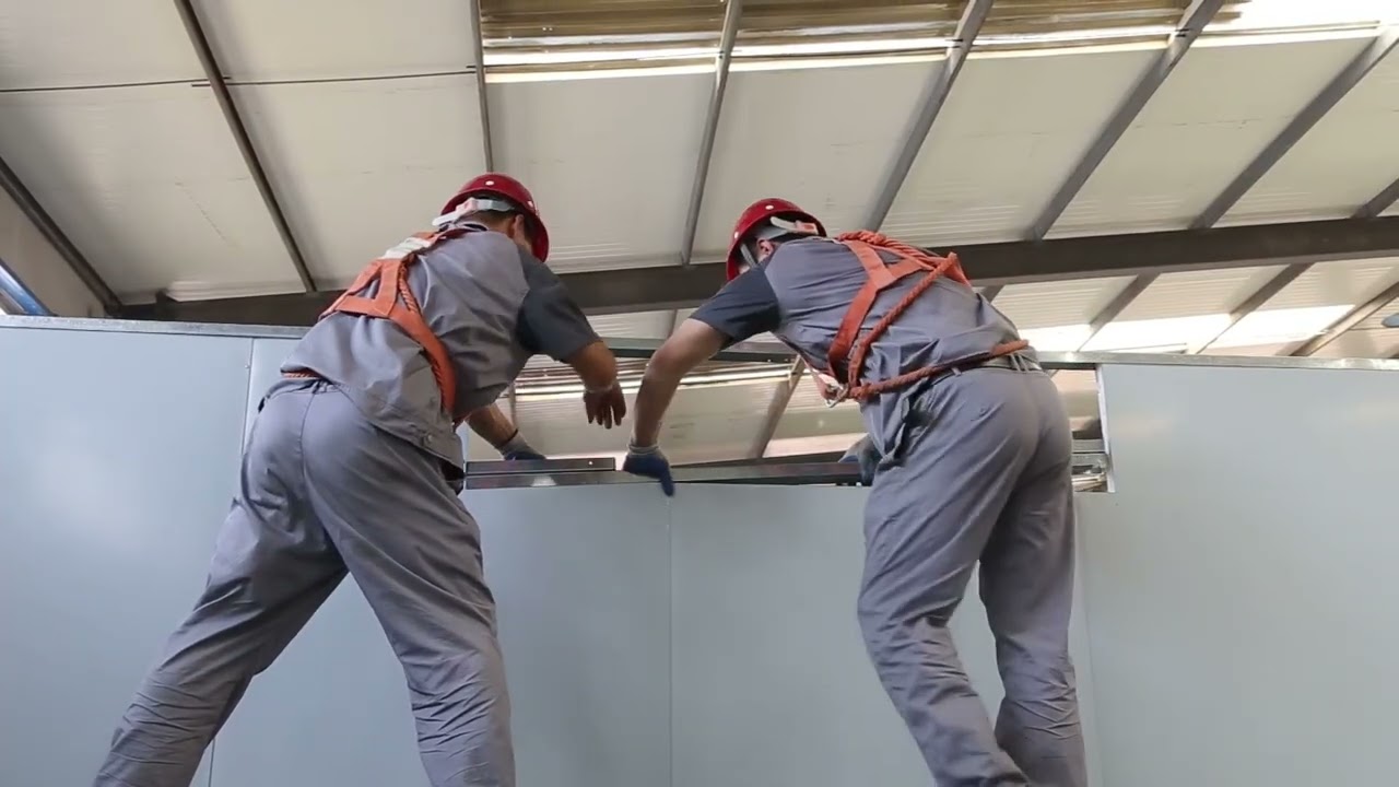Spray Paint Booth Installation 2