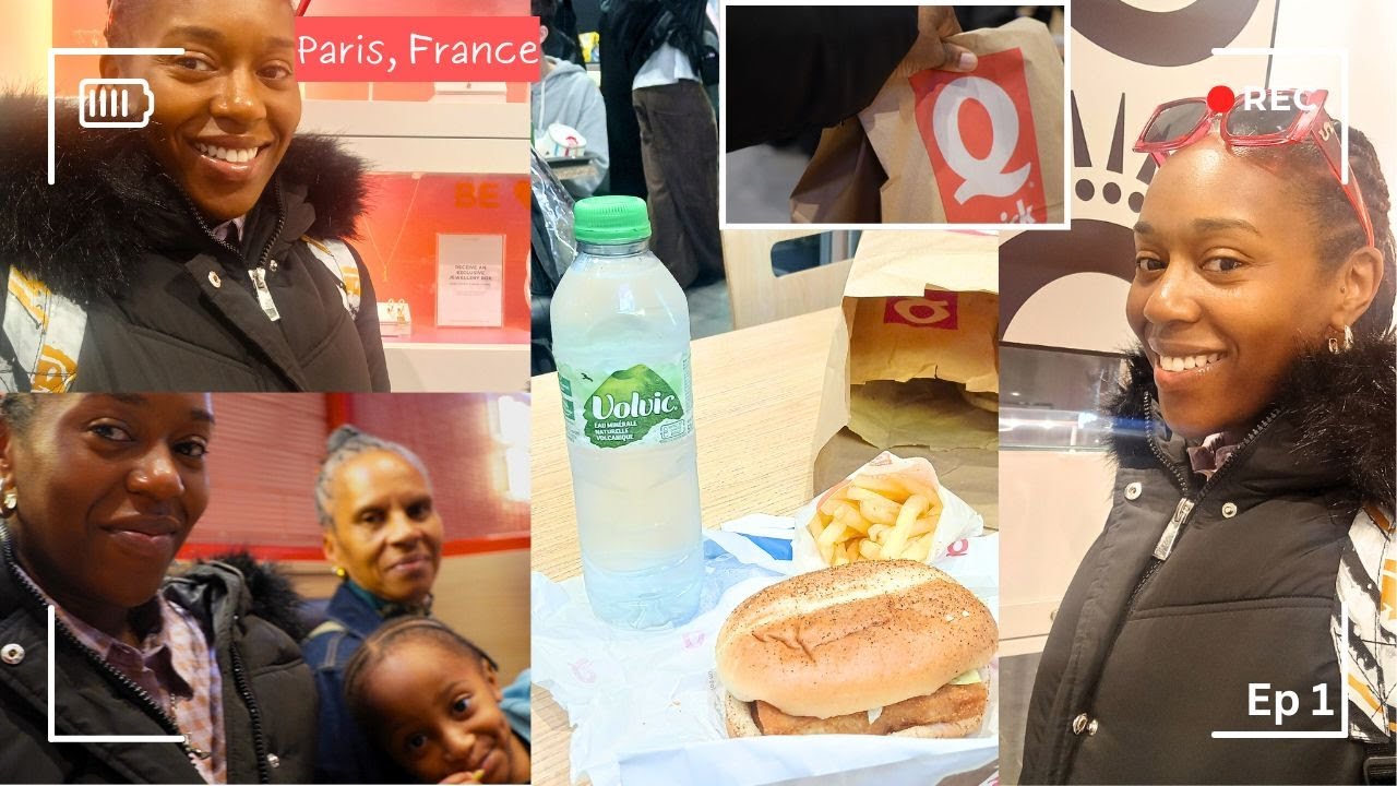 Quick Burger + Shopping Mall In Paris Vlog K  London