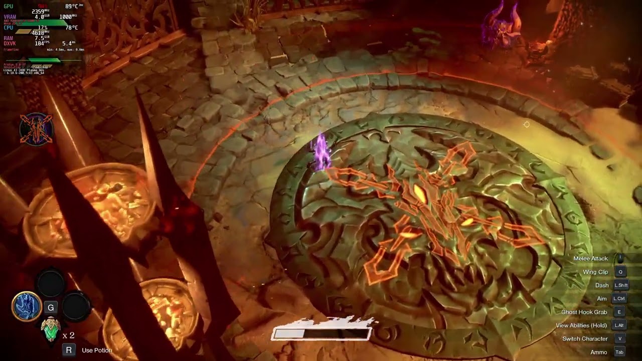 Linux Gaming (Fedora 43) Darksiders Genesis