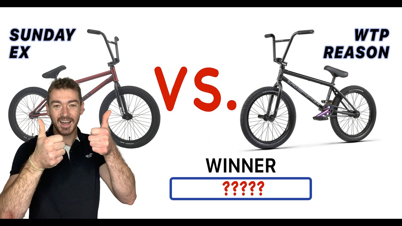 Сравнение велосипедов BMX: SUNDAY EX против WETHEPEOPLE REASON (полный турнир по BMX с призовым ф...