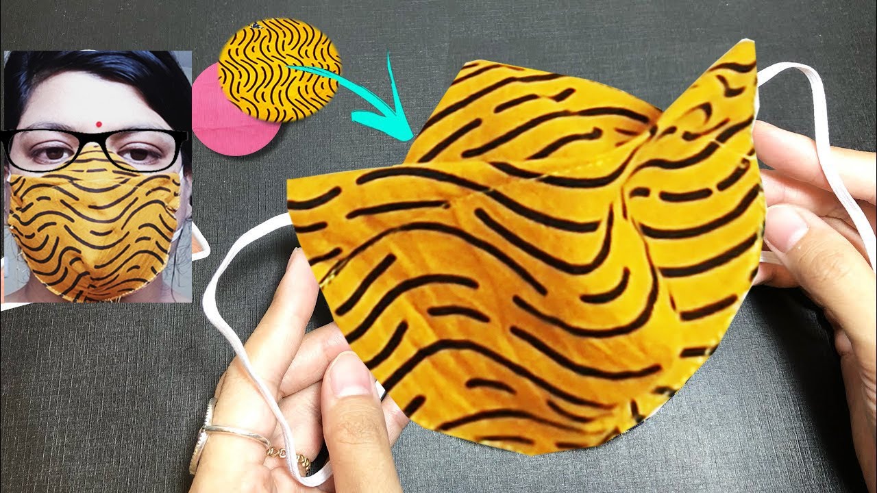 NO FOG ON GLASSES Very Easy Diy Breathable Face Mask (S M L)| DIY Face Mask | Easy Face Mask Pattern