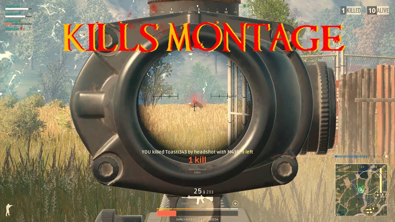 Kills Montage - PlayerUnknown
