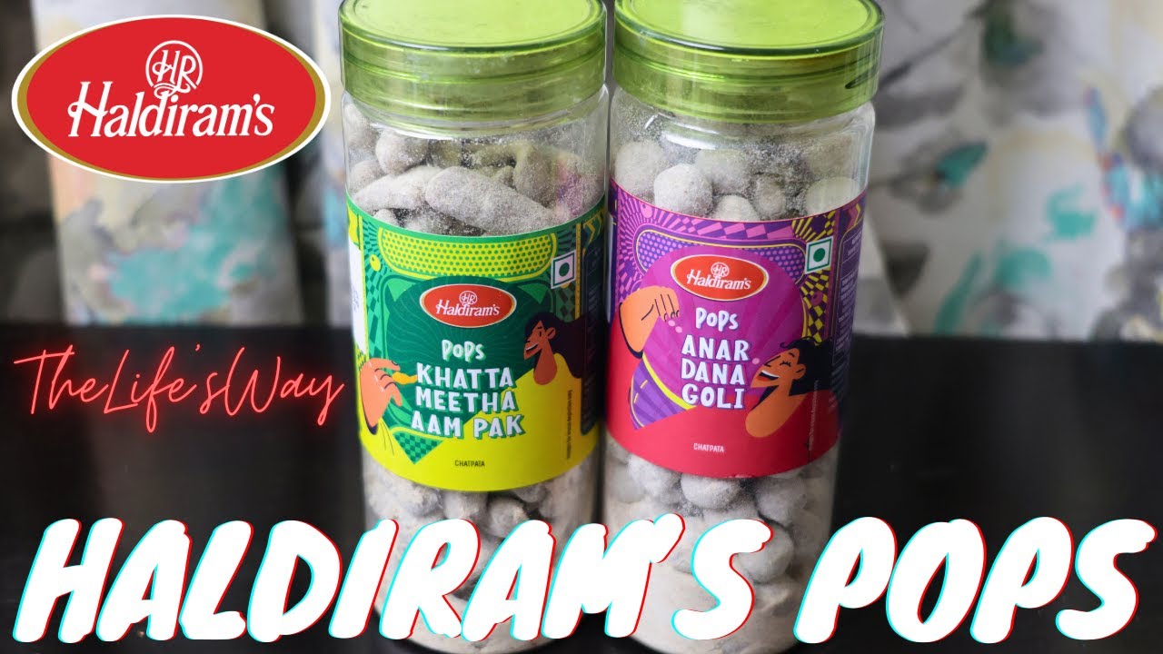 Haldiram's POPS Anar Dana Goli and Khatta Meetha Aam Pak