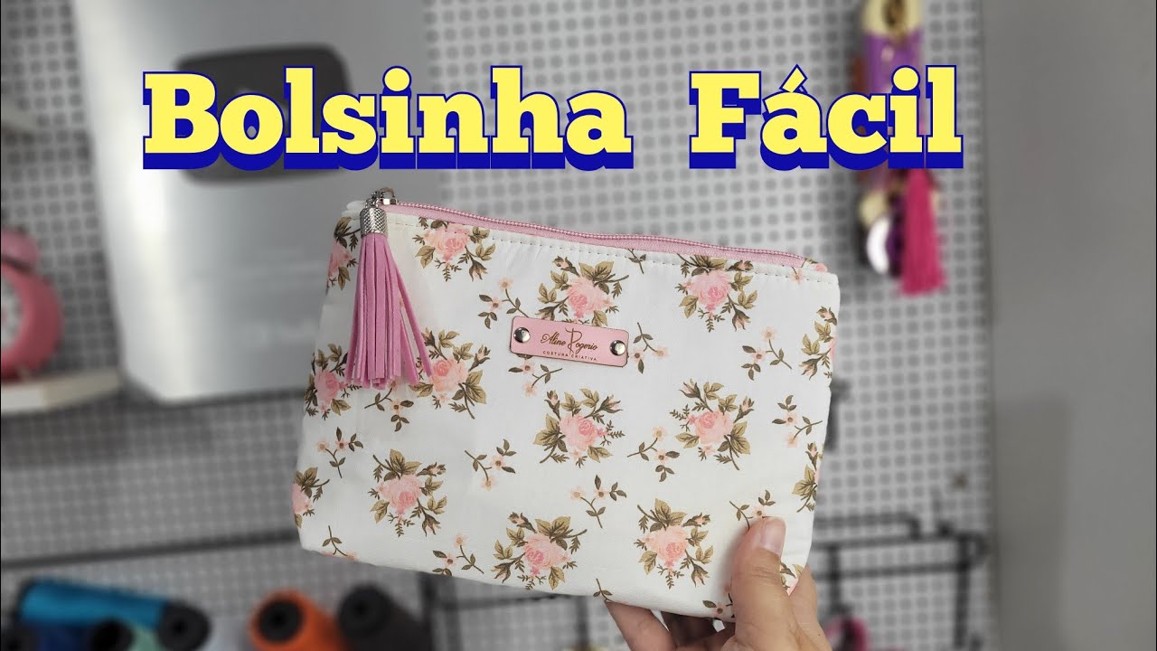 Costure ziper muito mais fácil 😱/ Necesserie com molde grátis