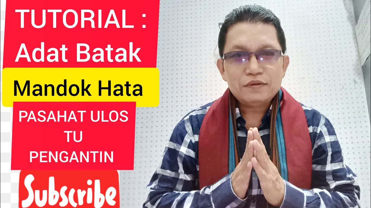 #tips PASAHAT ULOS TU PENGANTIN DI PESTA PERNIKAHAN || Mandok Hata Dohot Umpasana.