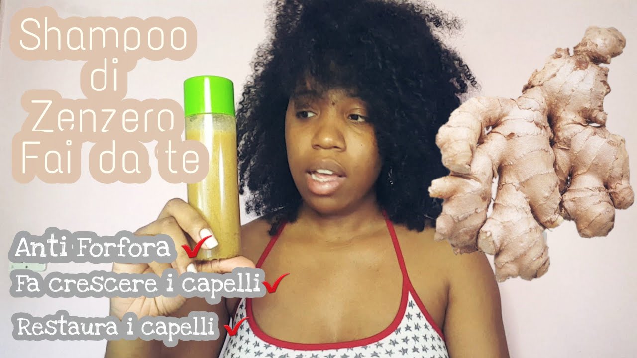 Shampoo di Zenzero anti forfora FAI DA TE