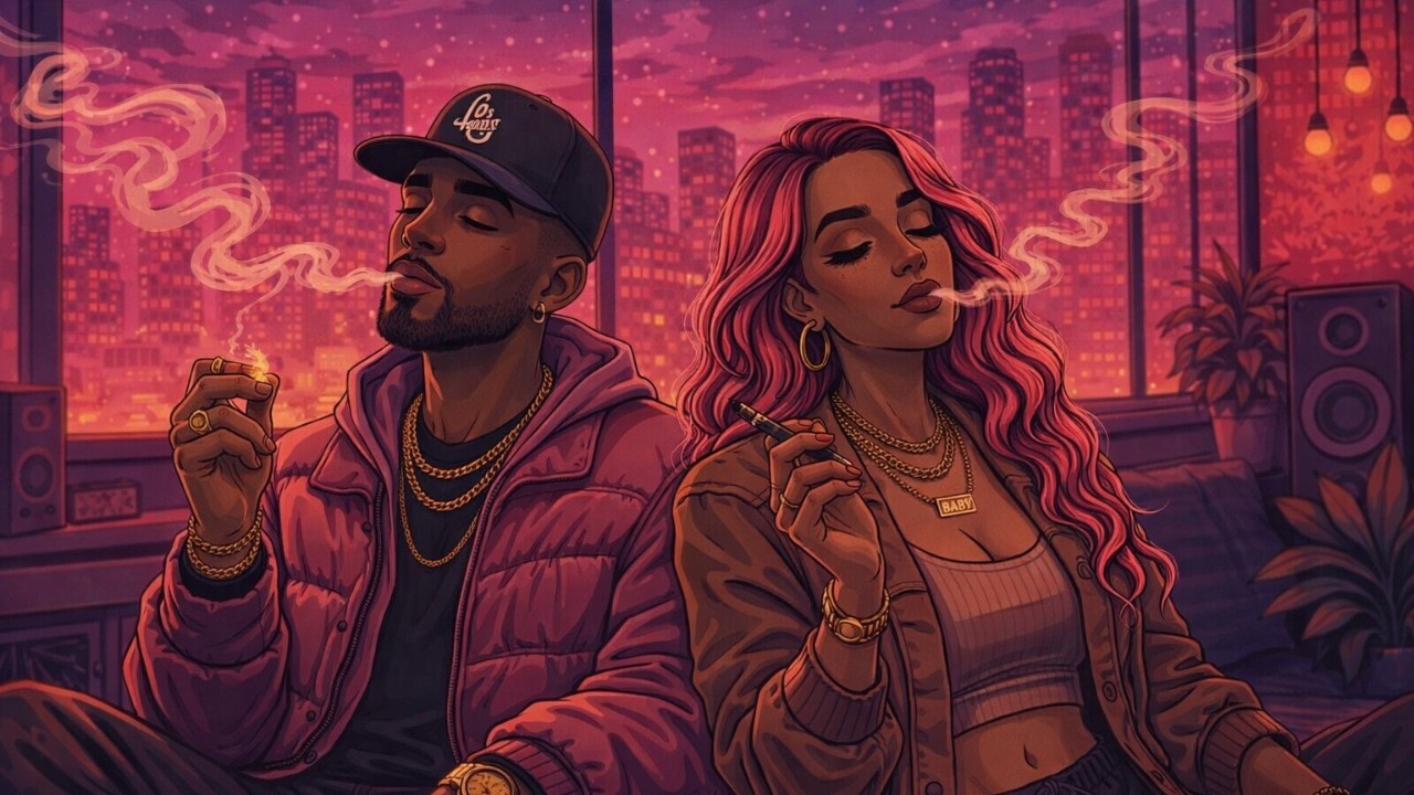 City Lights & Slow Smoke 🚬 | Deep Chillhop • OG Bluesy Rap • Midnight Cruise
