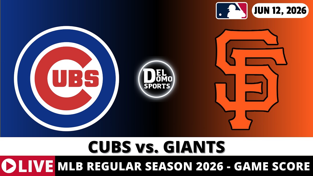 CHICAGO CUBS VS SAN FRANCISCO GIANTS ⚾️ MLB Game Score Radio Play-by-Play