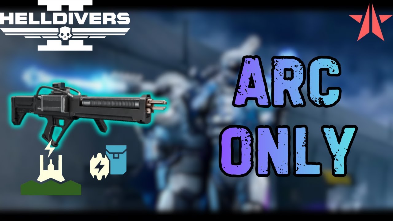 Arc only (with the plasma pistol) vs the Automatons | HELLDIVERS 2