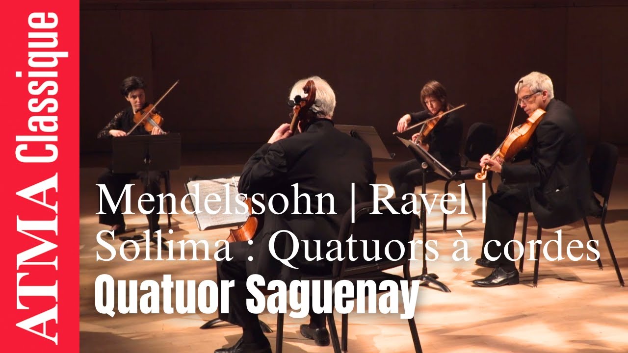 Mendelssohn | Ravel | Sollima : Quatuors à cordes - Quatuor Saguenay