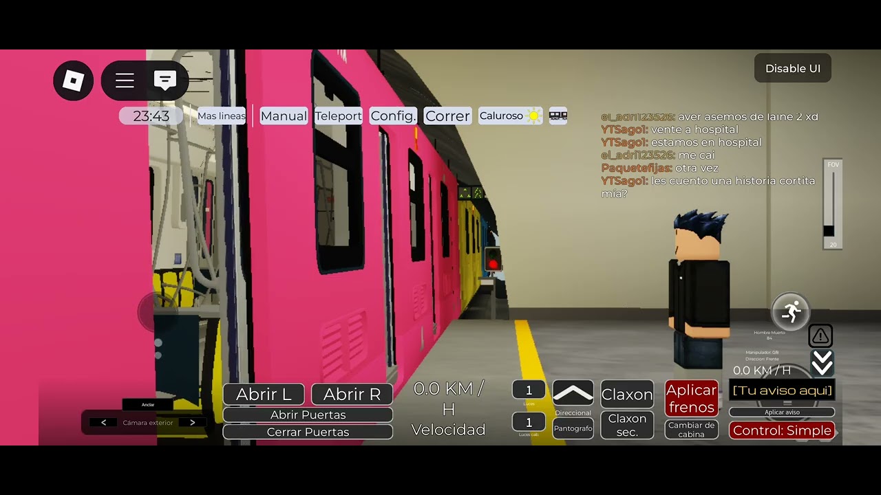 Linea 12 del metro 🚇 roblox parte 2 sigan a mis panas 