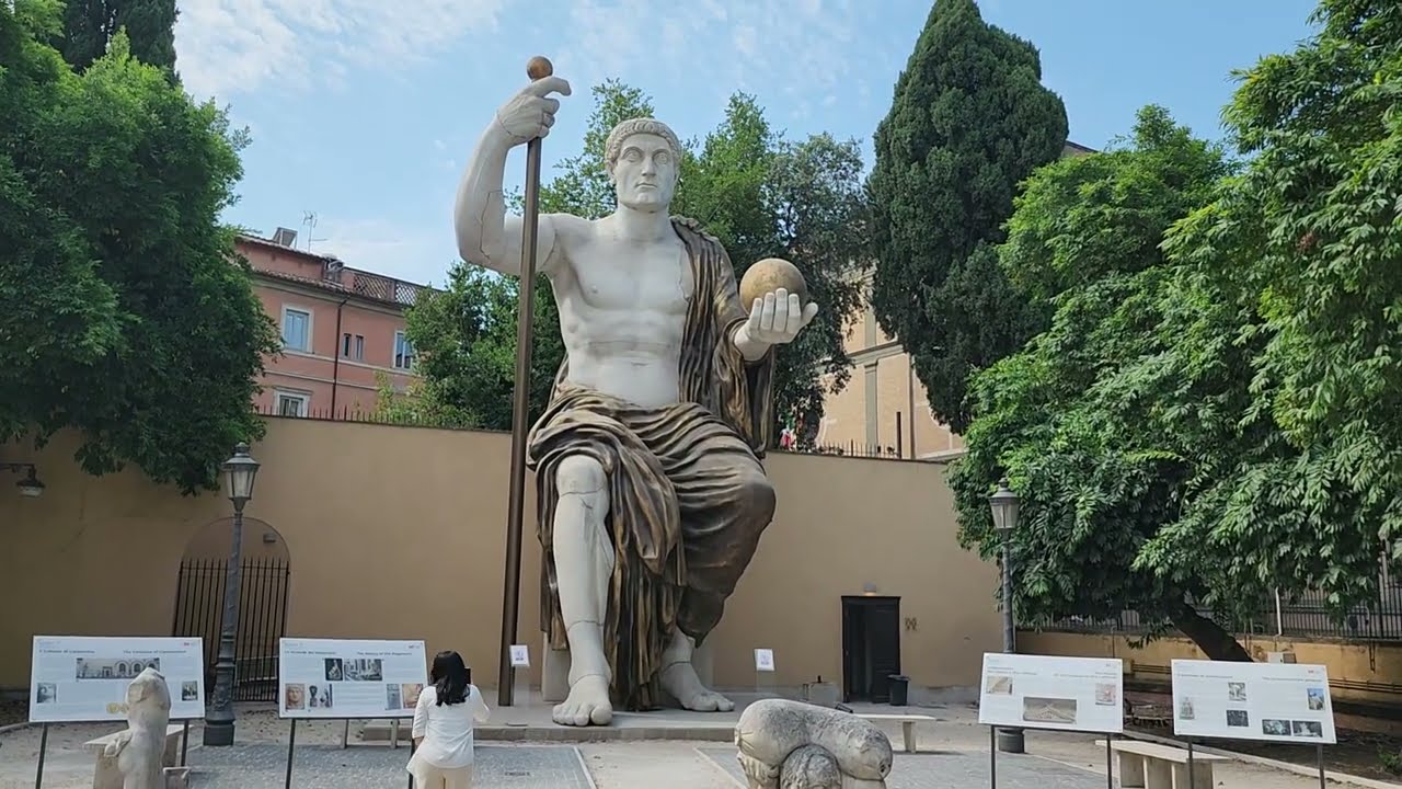 Colossus of Constantine at Villa Cafferelli, Rome