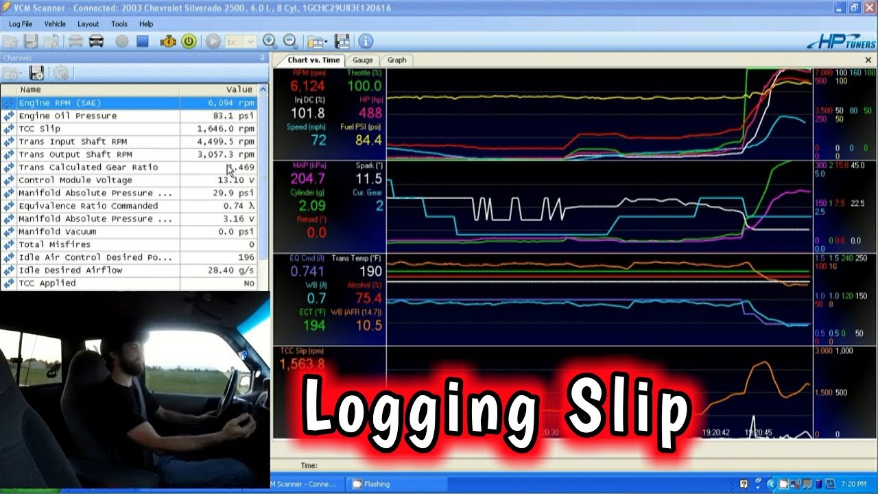 How To Log Transmission And Torque Converter Slip In HPtuners!!!