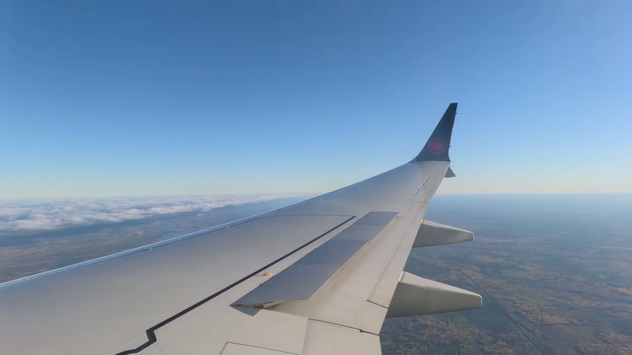 Air Canada 737 MAX Landing into Fredericton - October 18, 2025