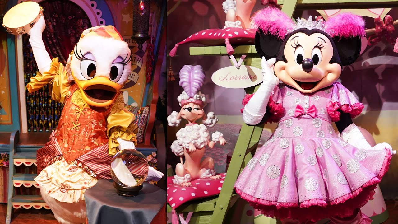 Daisy Duck & Minnie Mouse Meet & Greet at Pete's Silly Sideshow - Reopening Day 2023, Magic Kingdom