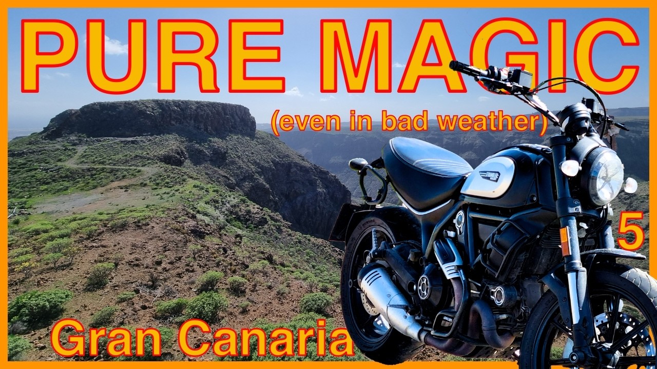 Gran Canaria Motorcycle Adventure – Day 3 | Ducati Scrambler Icon Dark | GC‑70 • GC‑130 • GC‑65
