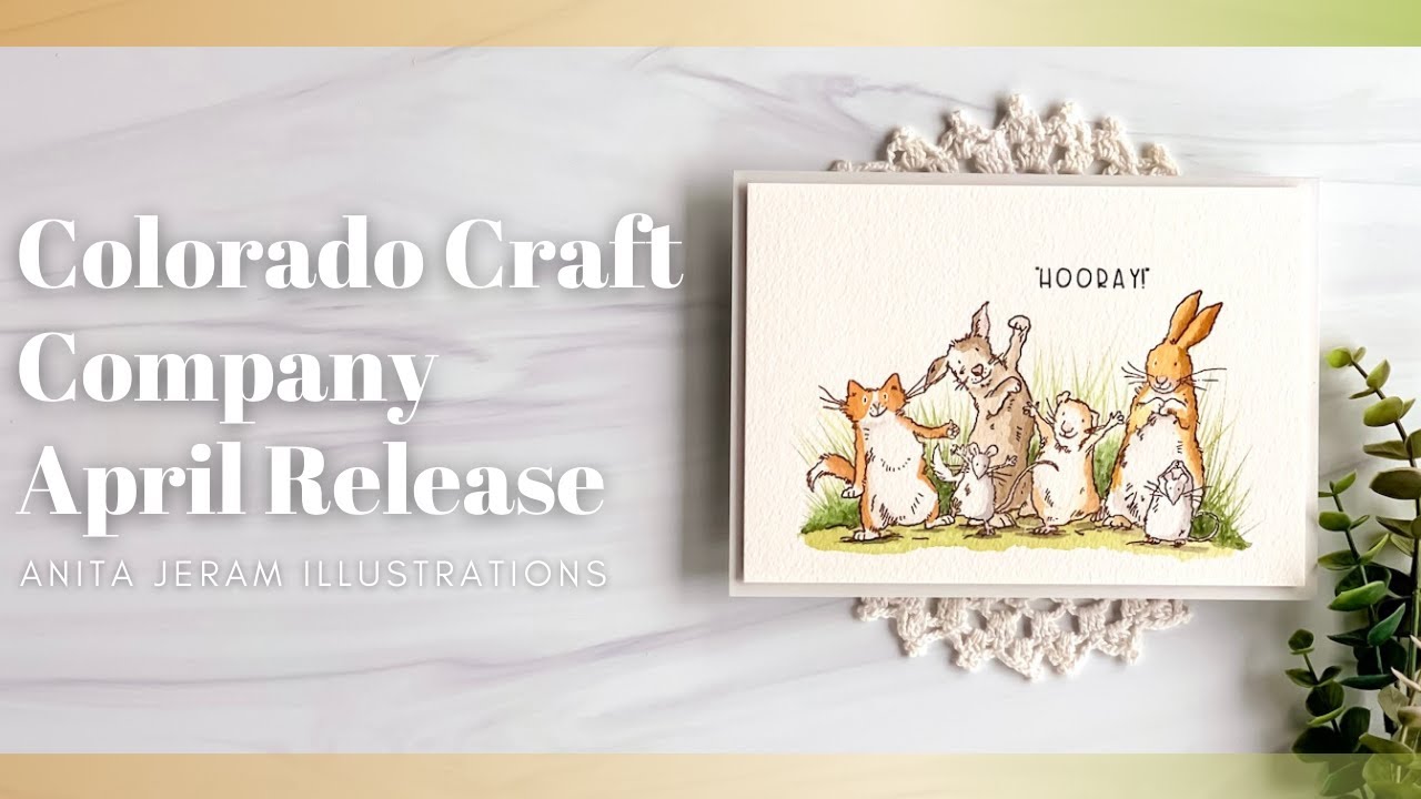Colorado Craft Company April Release Featuring Anita Jeram Illustrations