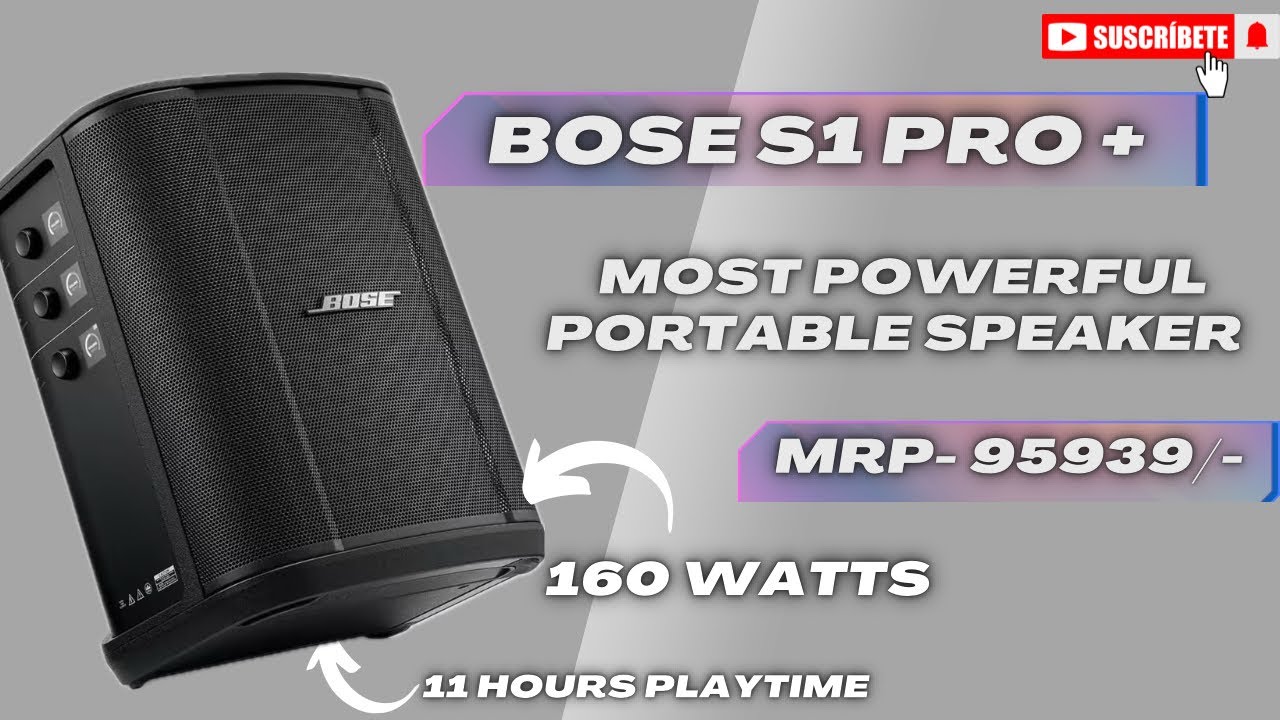 Bose s1 pro plus | powerhouse | sound test | bass test #bose #boses1pro+